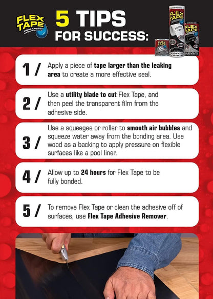 Flex Tape Rubberized Waterproof Tape