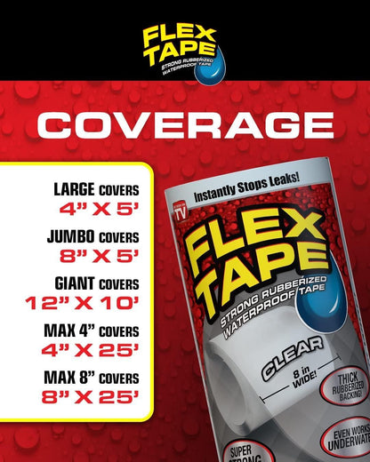 Flex Tape Rubberized Waterproof Tape